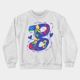 Letter B Crewneck Sweatshirt